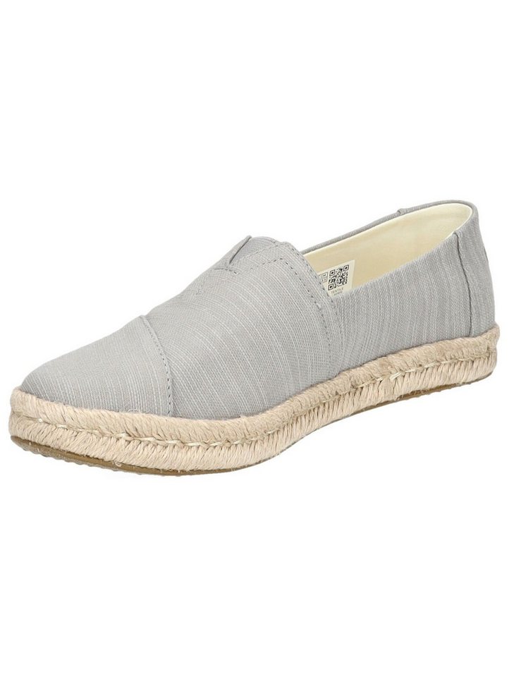 TOMS Halbschuhe Textil Espadrille (grau)