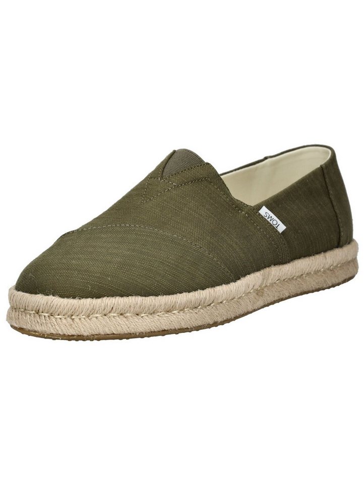 TOMS Halbschuhe Textil Espadrille (grün)