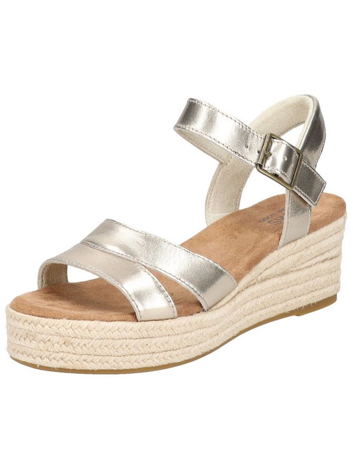 TOMS Sandalen Leder Keilsandalette