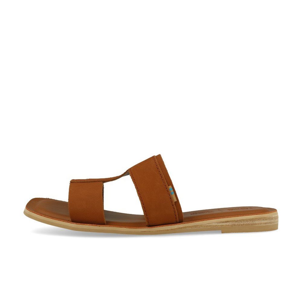 TOMS Seacliff Tan Veg Tan Leather Sandale