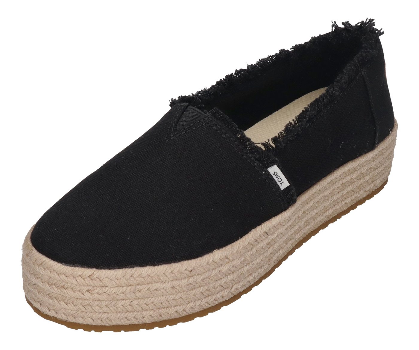 TOMS VALENCIA Espadrille Black