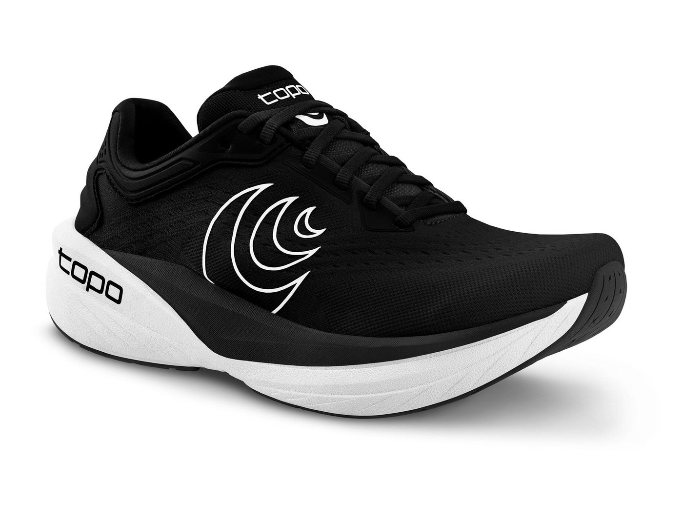 Topo Phantom 4 (Dämpfung, breitere Zehenbox) schwarz/weiss Herren Laufschuh