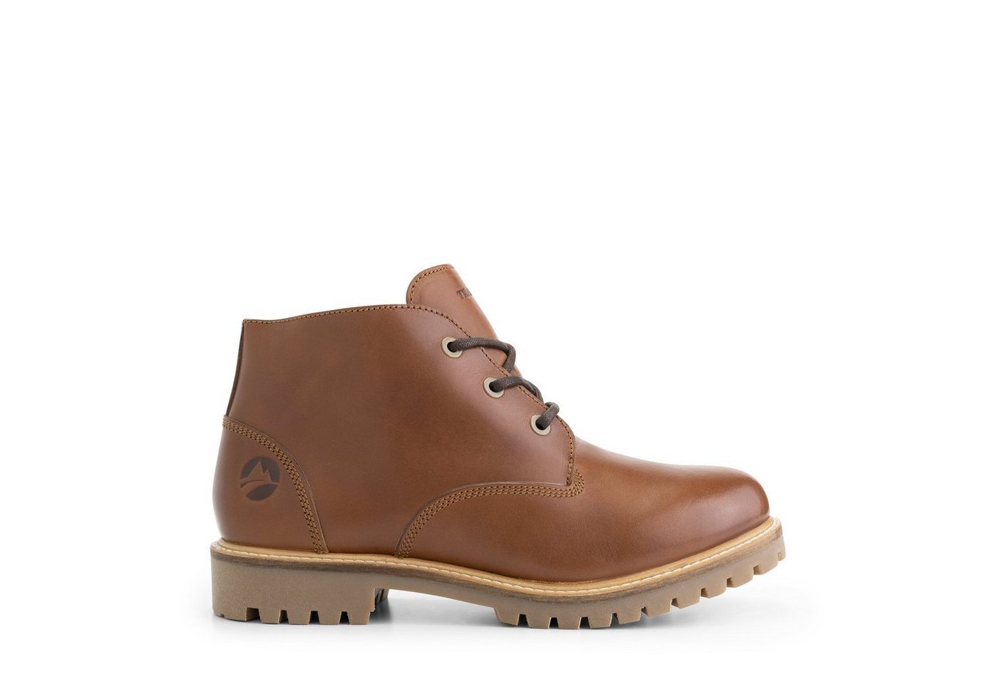 Travelin' Trehuse Men Cognac 43 Schnürboots