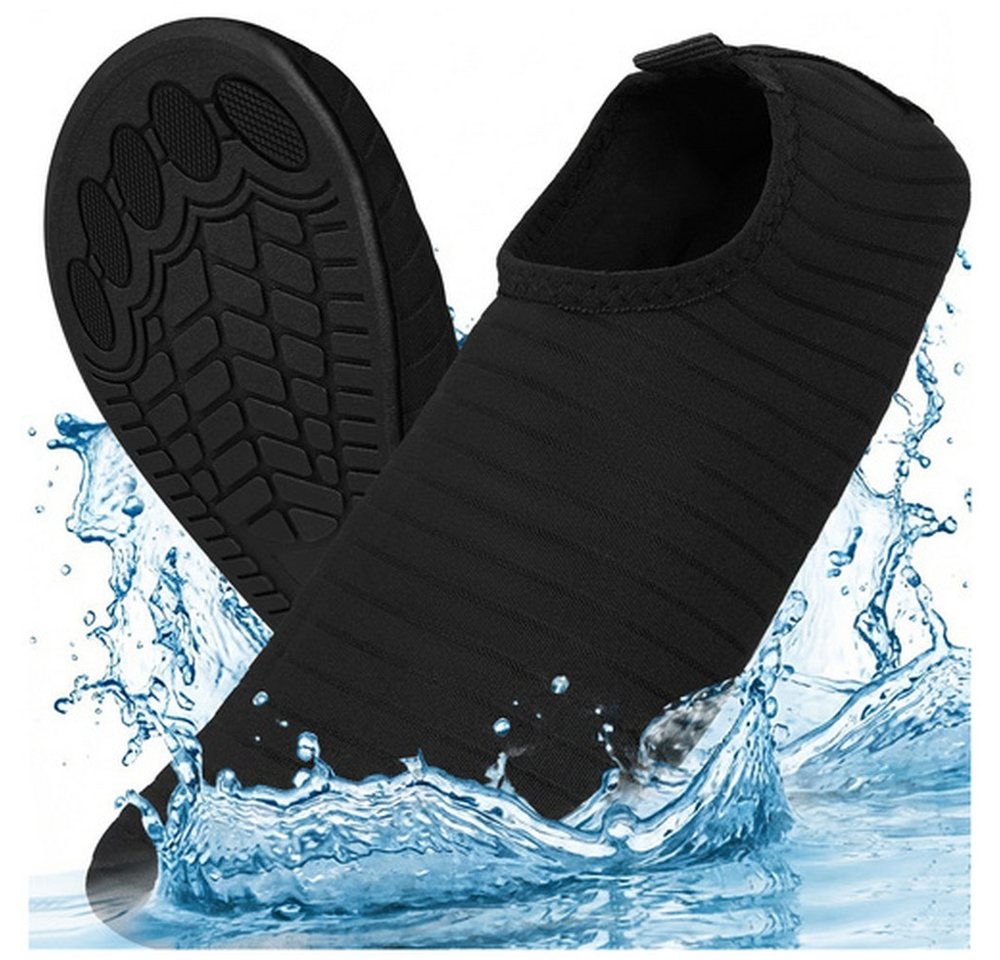 Trizand Tauchschuhe Aquaschuhe Wasserschuh (Spar-Set, 1-tlg., 36 - 45) atmungsaktive Obermaterial, leitet Wasser sofort ab