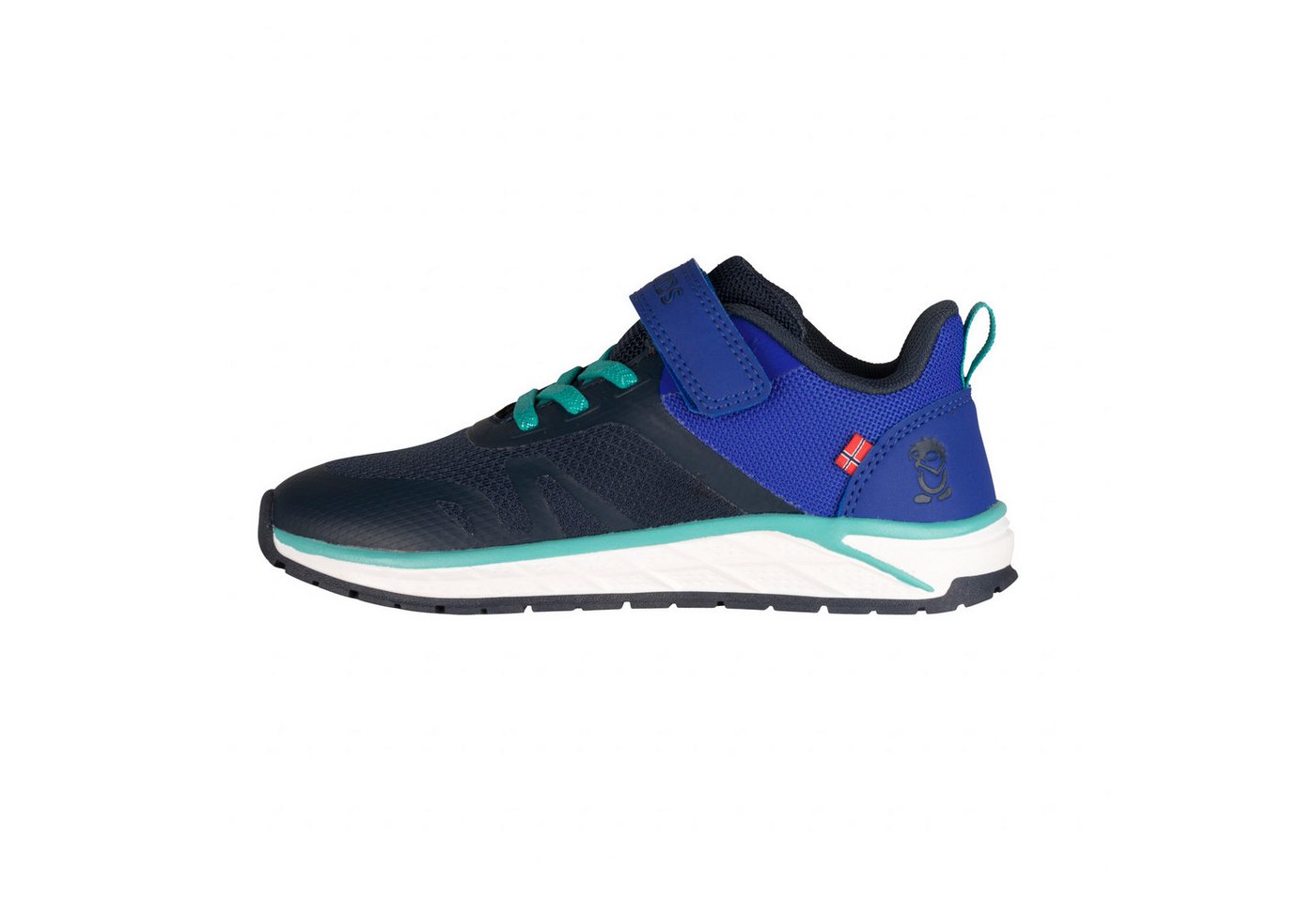 Trollkids Alesund Sneaker Elastischer Schnürung und Klettriegel (blau)