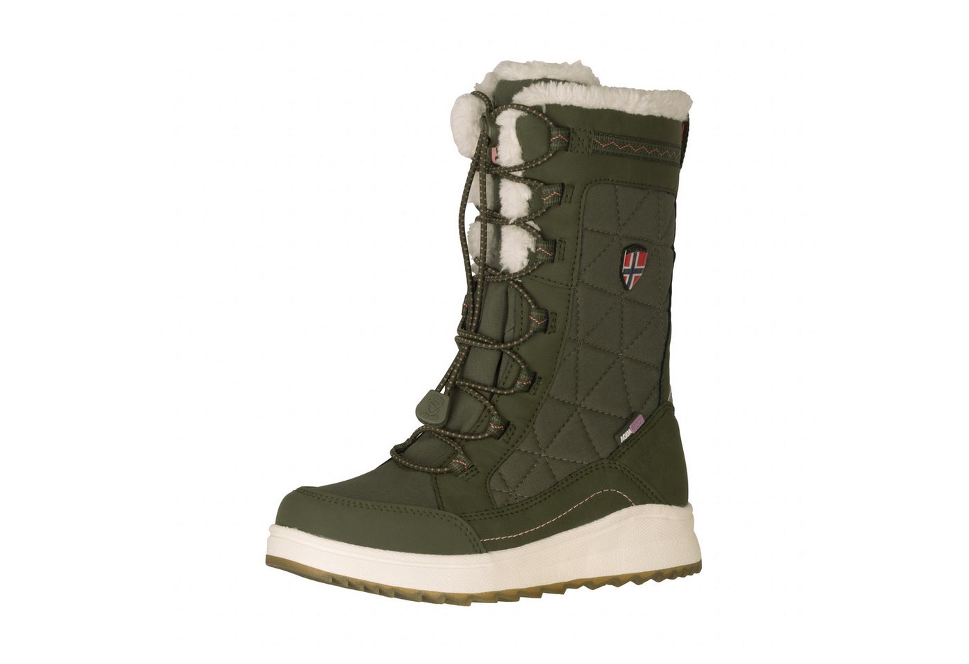 Trollkids GIRLS ARENDAL WINTER BOOTS PRO Winterstiefel wasserdicht, mit profiliertem Gummi-Laufsohlenmaterial, für Kinder