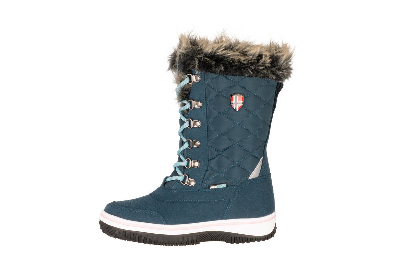 Trollkids Holmenkollen XT Winterstiefel Wasserdicht und atmungsaktiv (blau)