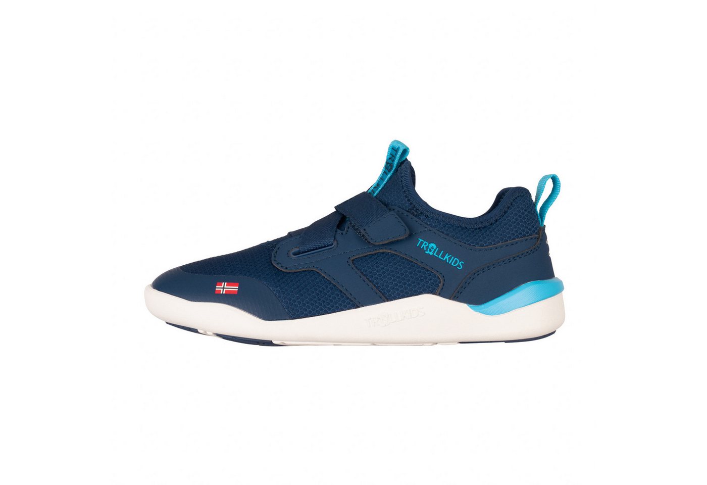 Trollkids Kids Bergen Barefoot Hiker Barfußschuh (grau/blau)