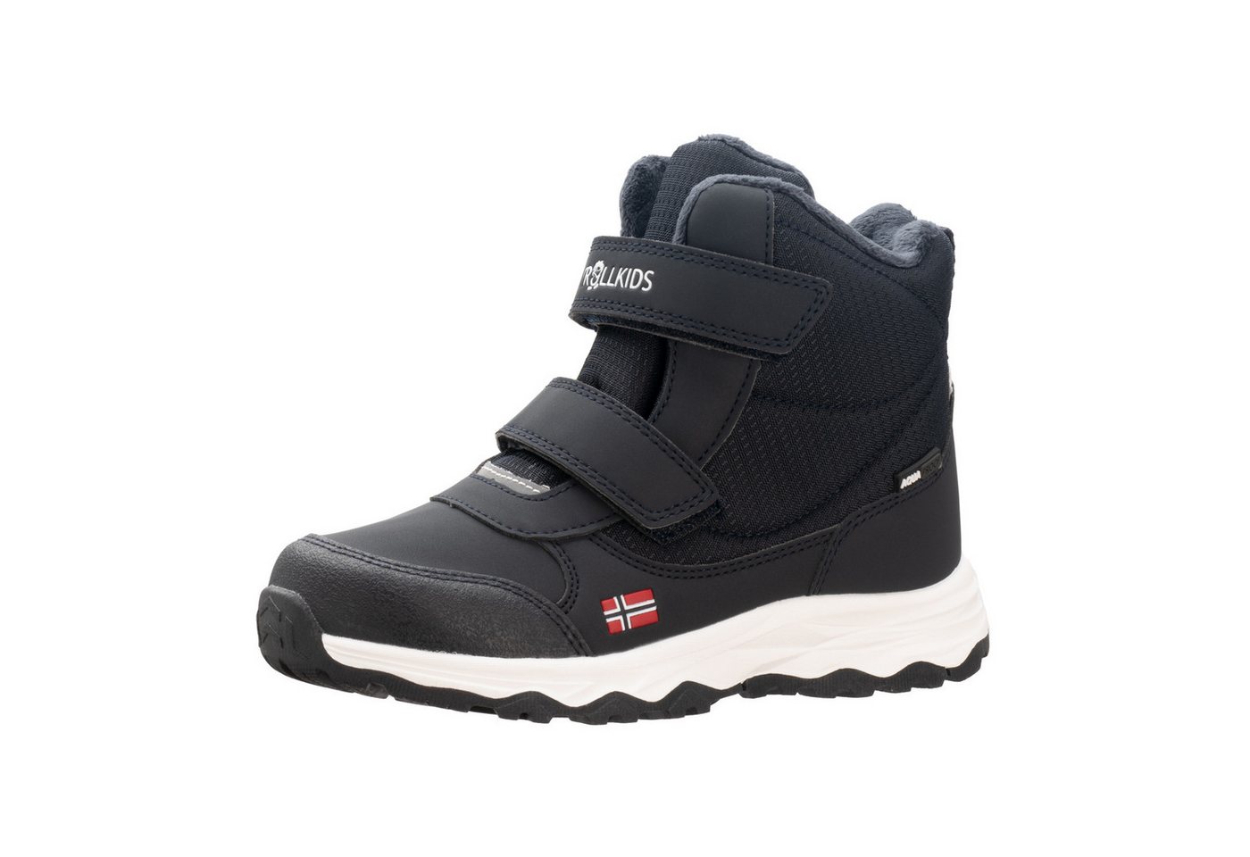 Trollkids KIDS HAFJELL WINTER BOOTS Winterstiefel Snowboots, Winterstiefel, Winterschuhe, für Kinder, wasserdicht (schwarz)