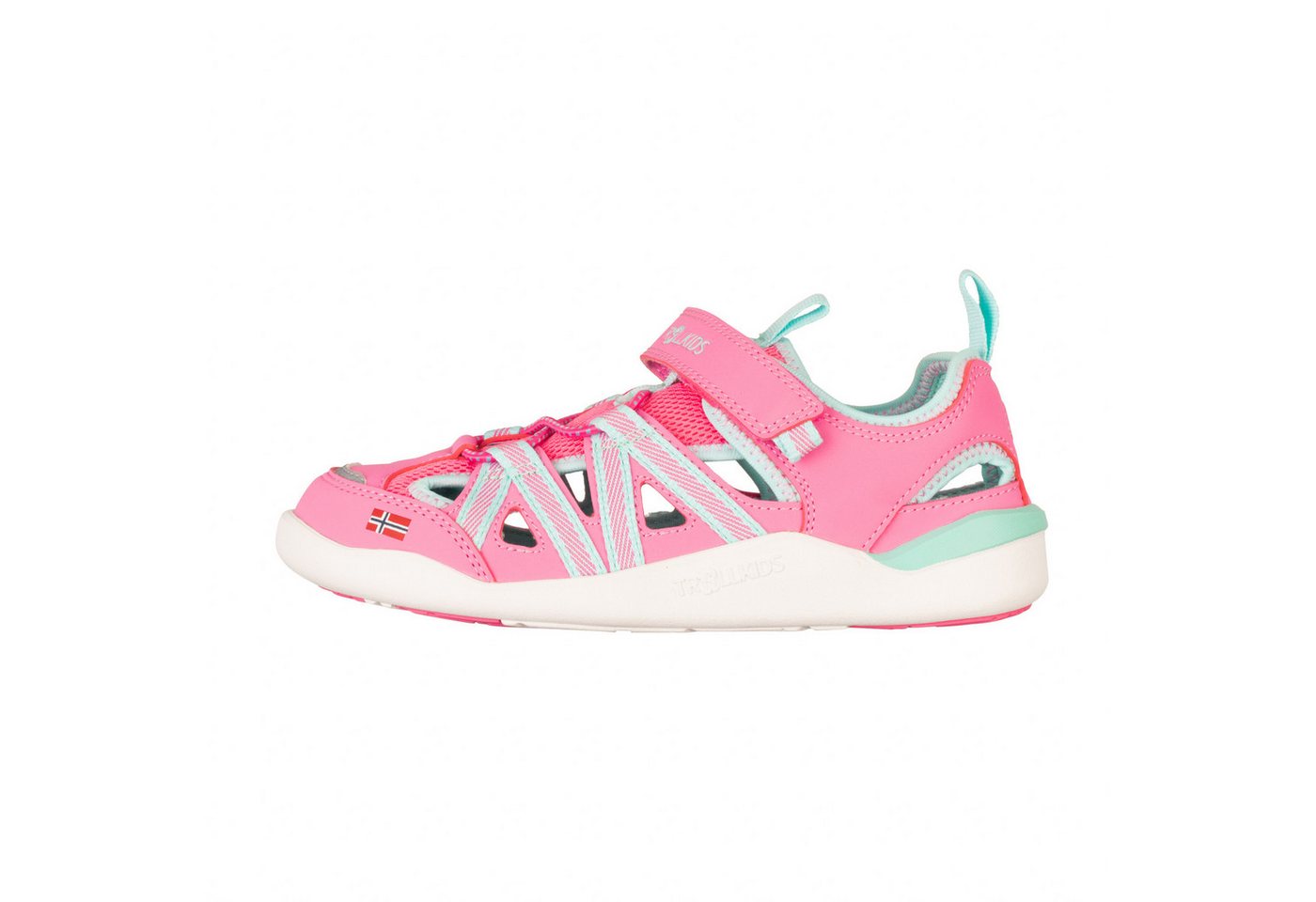Trollkids Kids Saltfjord Barefoot Sandal Barfußschuh (rosa)