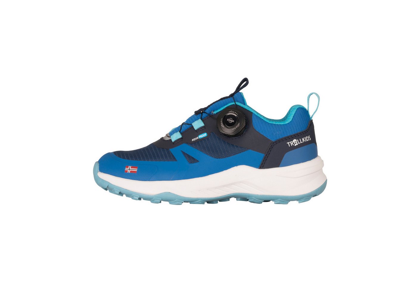 Trollkids Kids Trollfjord Hiker Low XT Wanderschuh (blau)