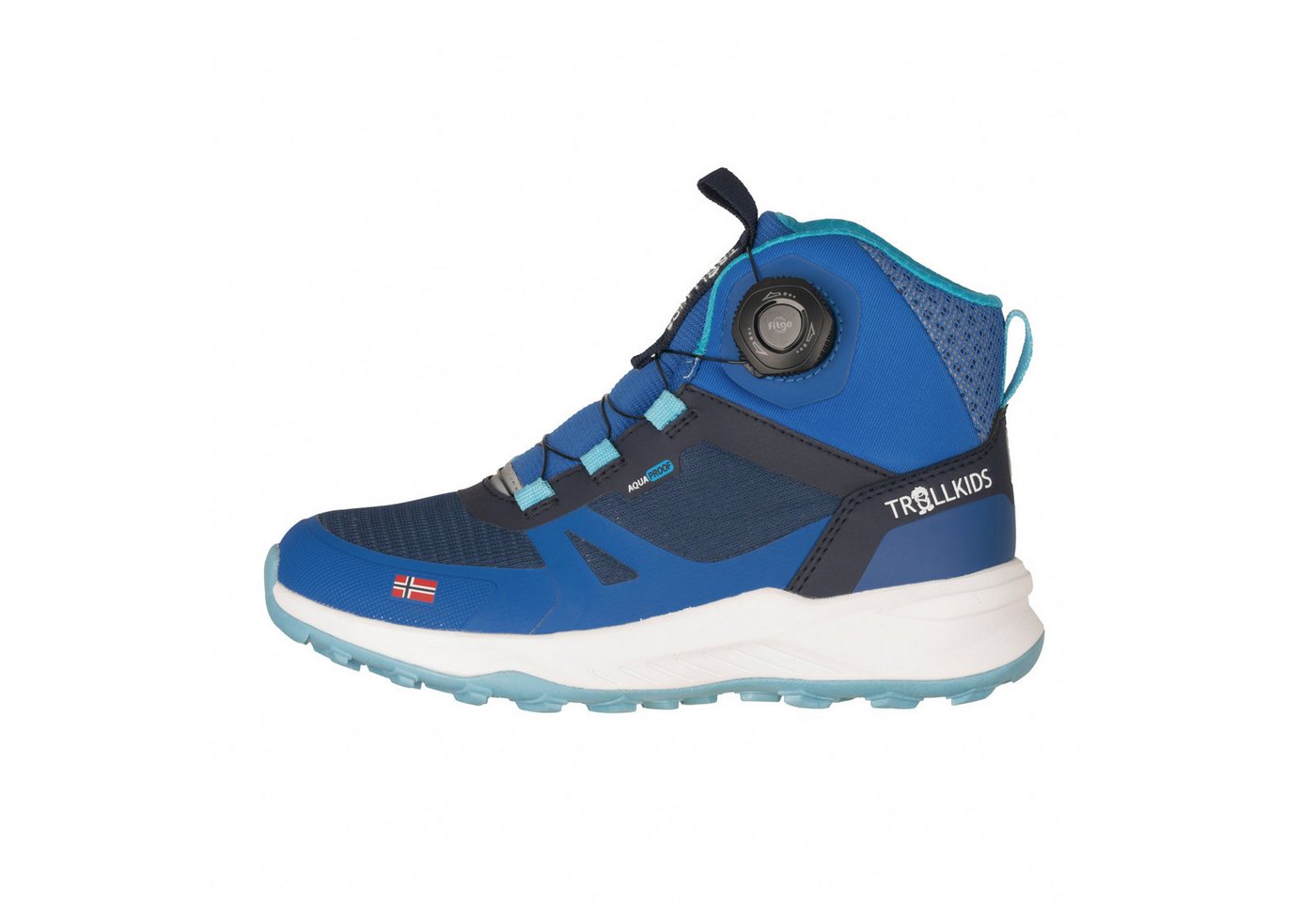 Trollkids Kids Trollfjord Hiker Mid XT Wanderschuh (blau)
