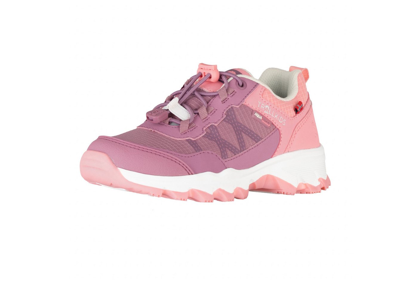 Trollkids KIDS TROLLTUNGA HIKER LOW XT Outdoorschuh wasserdicht (orchid/peony rose)