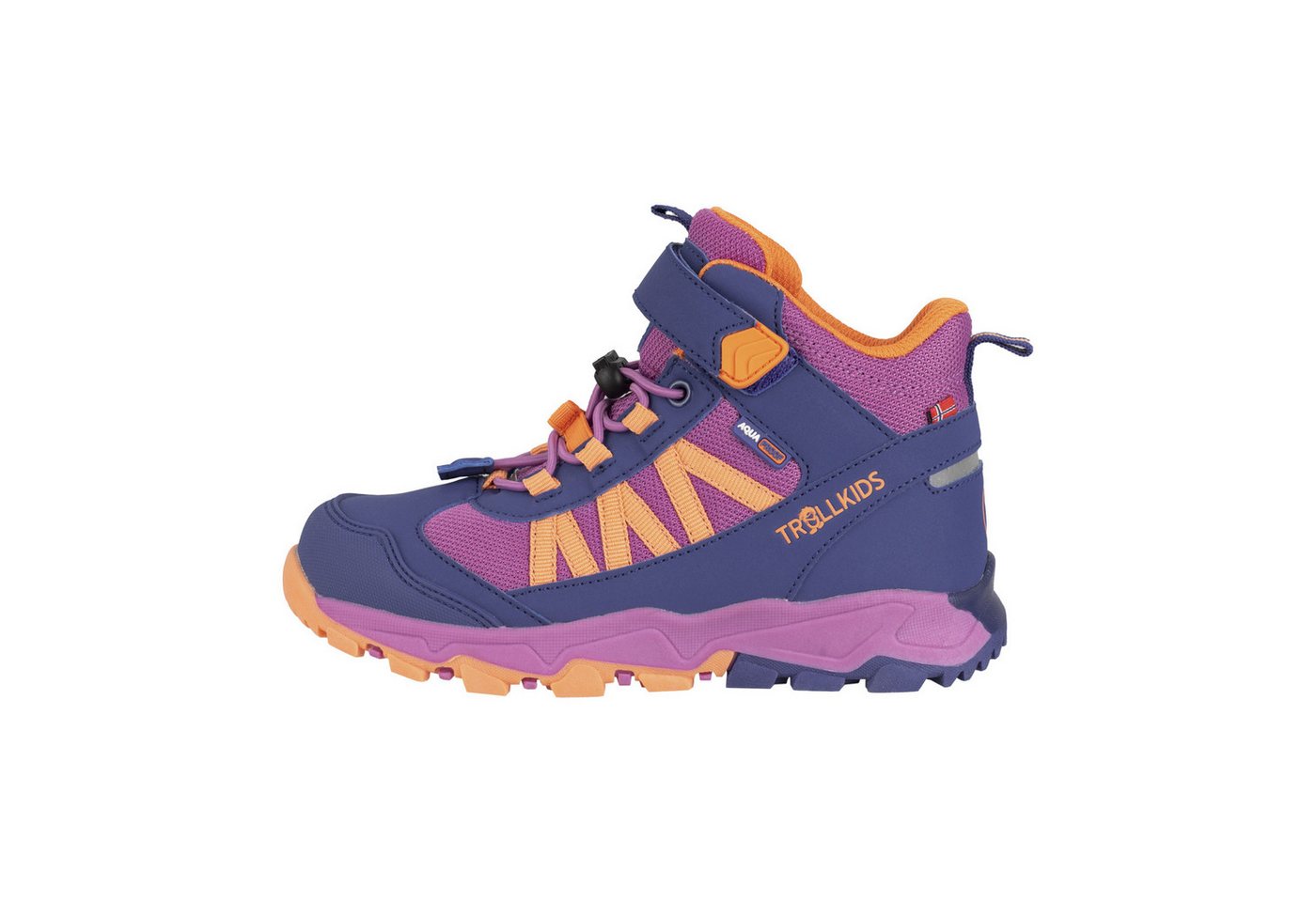 Trollkids Kids Tronfjell Hiker Mid Wanderschuh (blau)