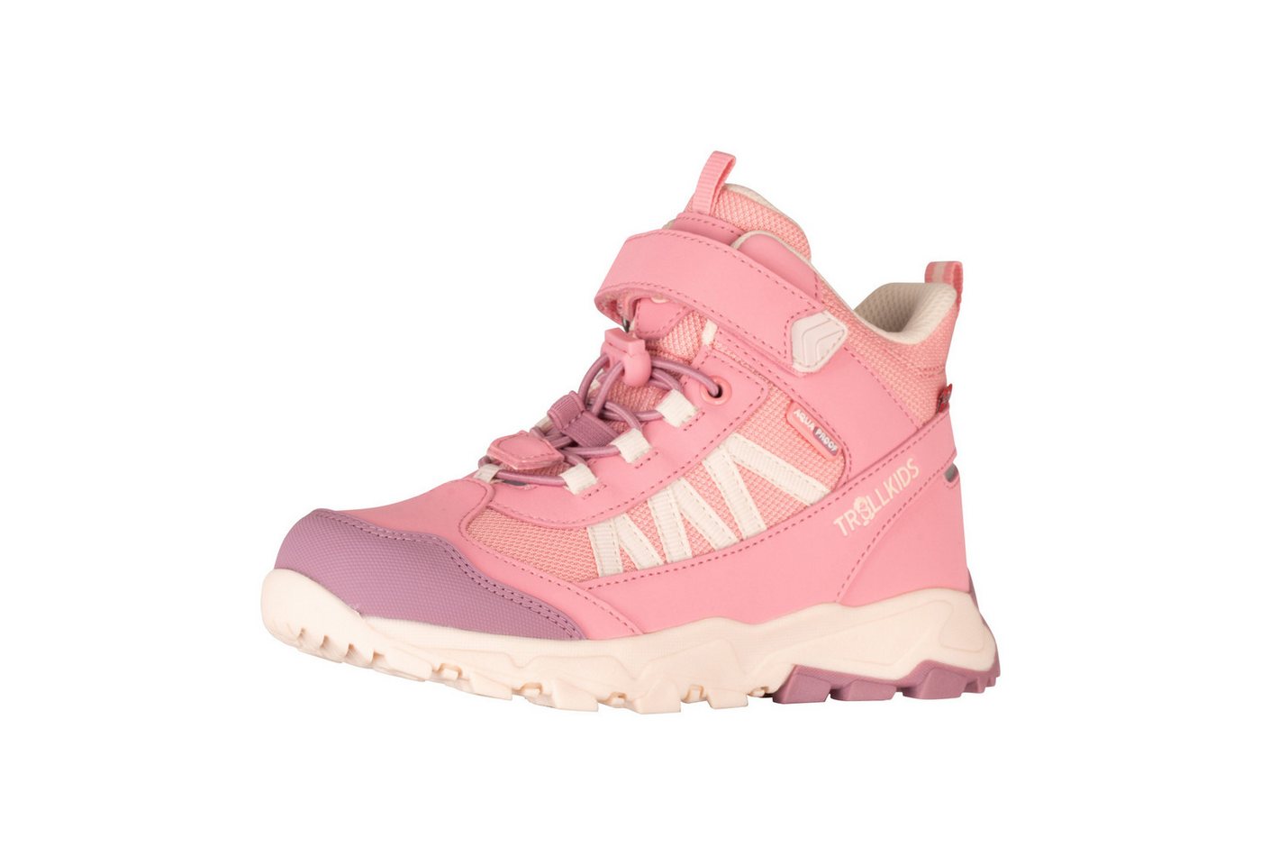 Trollkids Kids Tronfjell Hiker Mid Wanderschuh (peony rose)