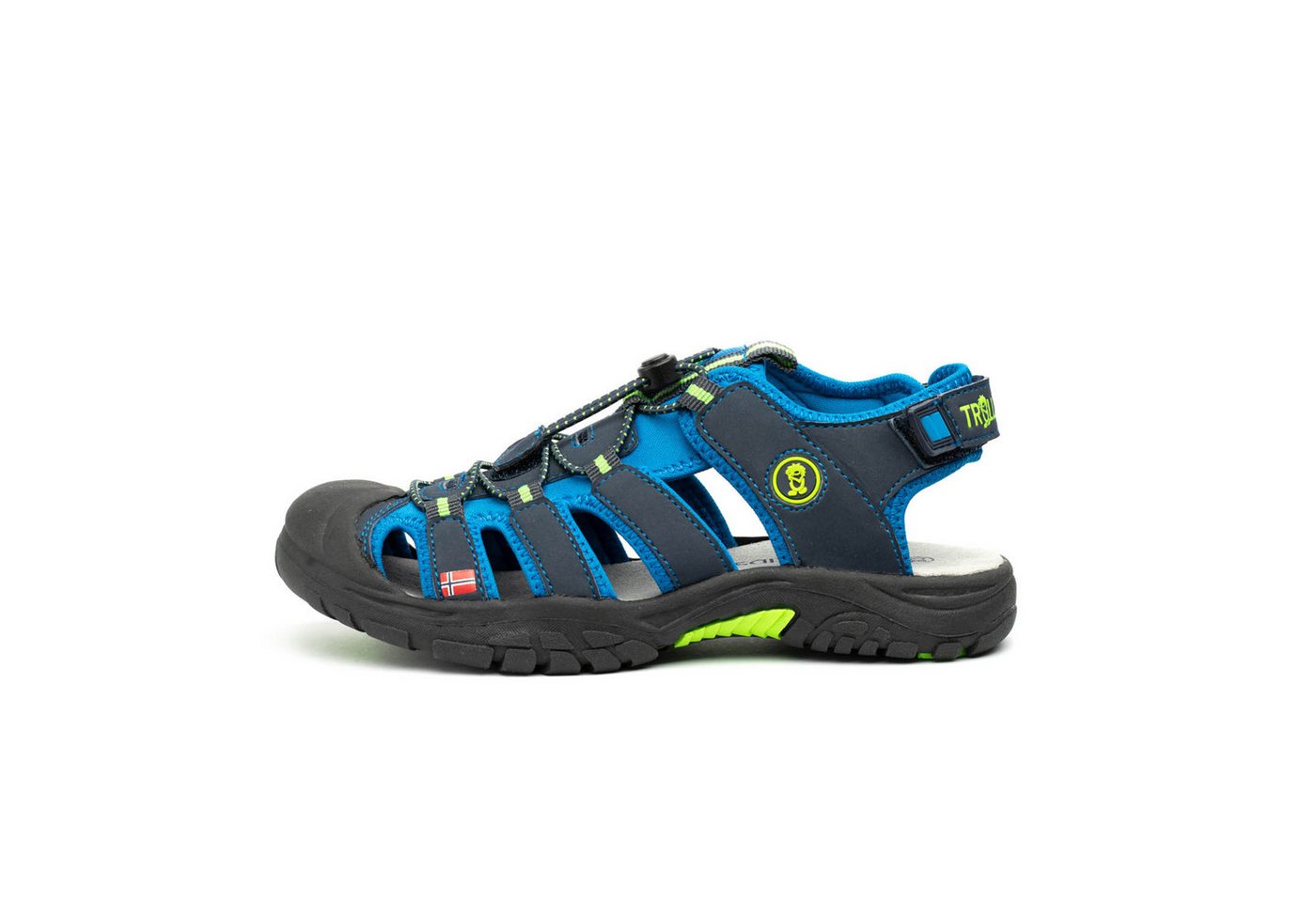 Trollkids Kvalvika Kinder Outdoorsandale Zehenschutz