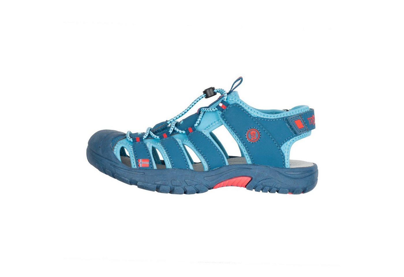 Trollkids Kvalvika Kinder Outdoorsandale Zehenschutz