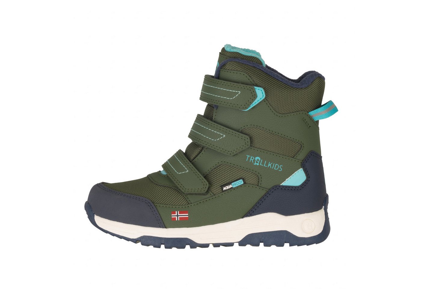 Trollkids Lofoten XTS Winterboots Wasserdicht und atmungsaktiv (blau/grün)