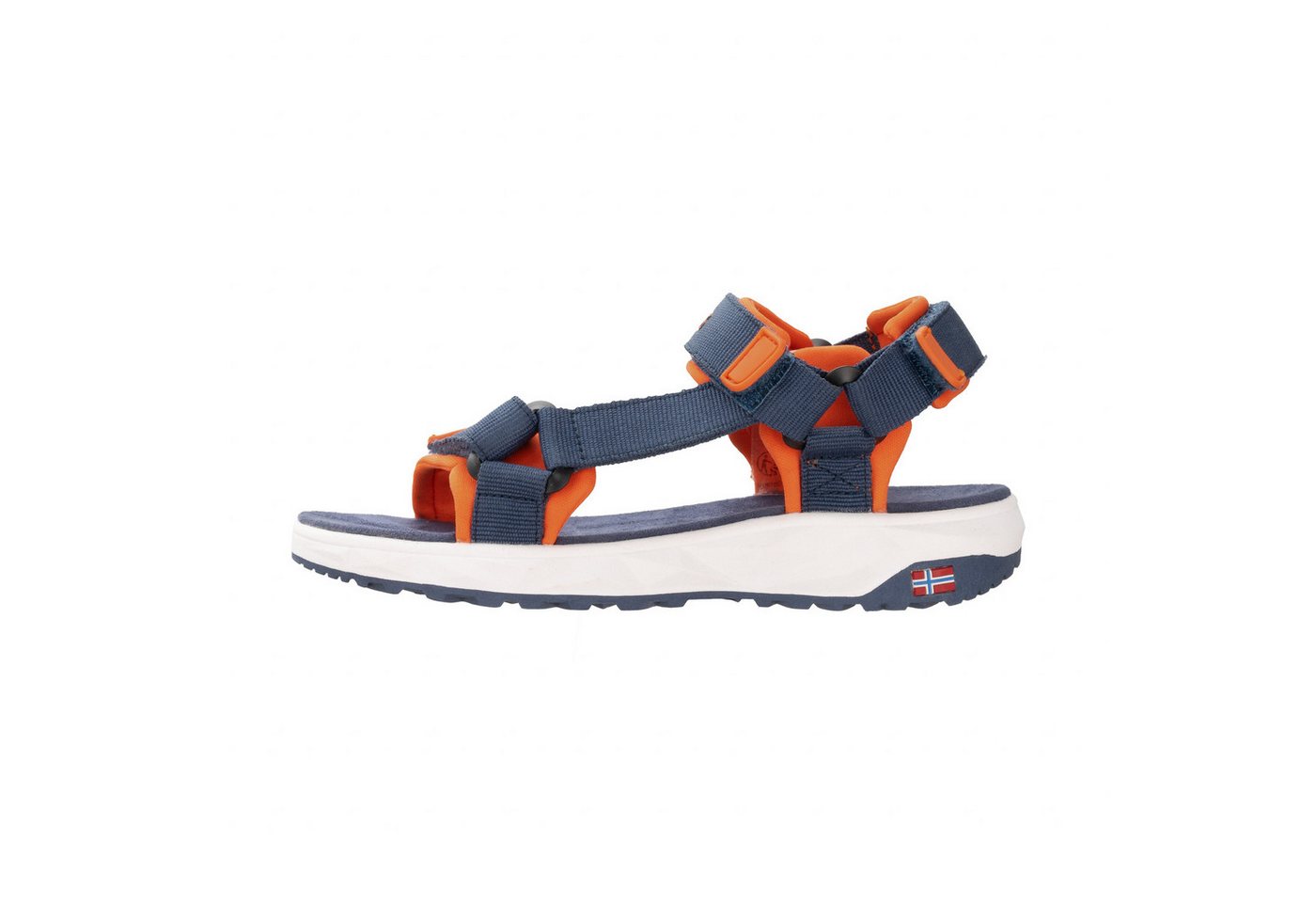 Trollkids Lysefjord Outdoorsandale Gepolsterten Klett-Riemen an Ferse, Spann und Vorderfuß