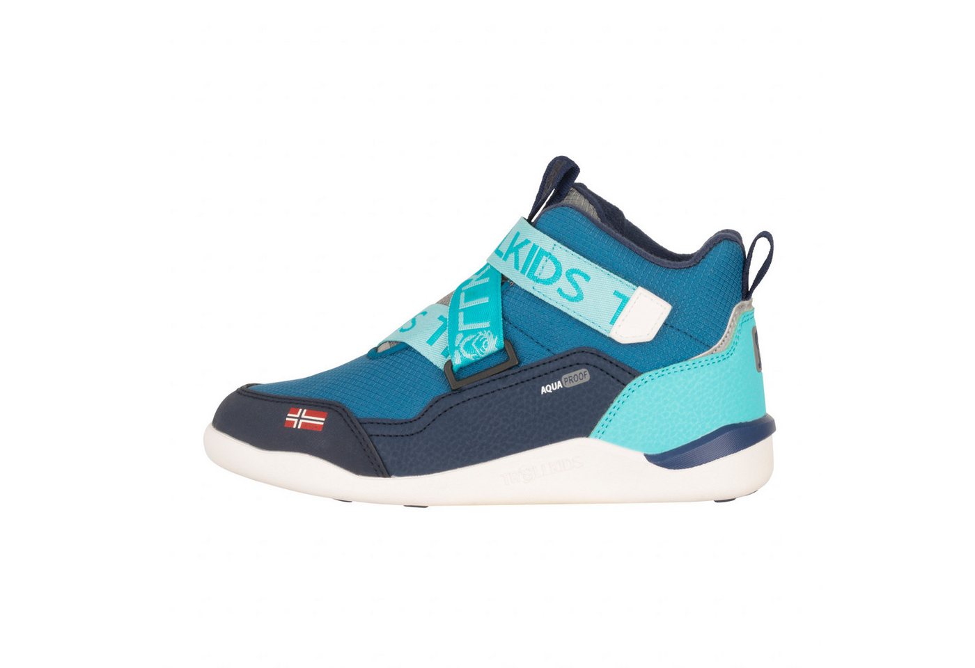 Trollkids Nordfjord Barfußschuh Wasserdicht (blau)