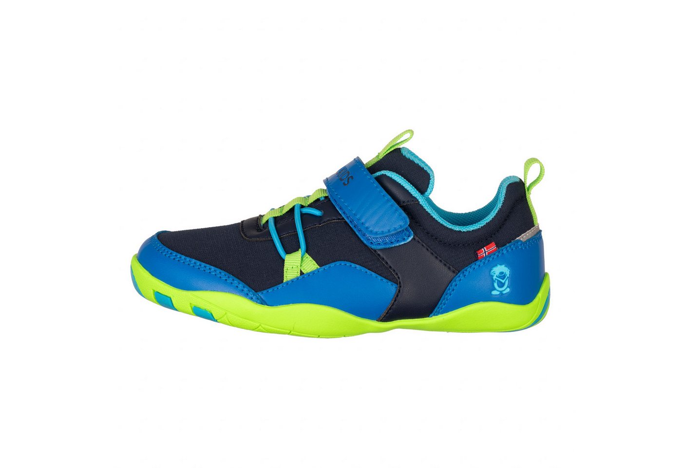Trollkids Skaland Sneaker Besonders flexible Sohle (blau/grün)