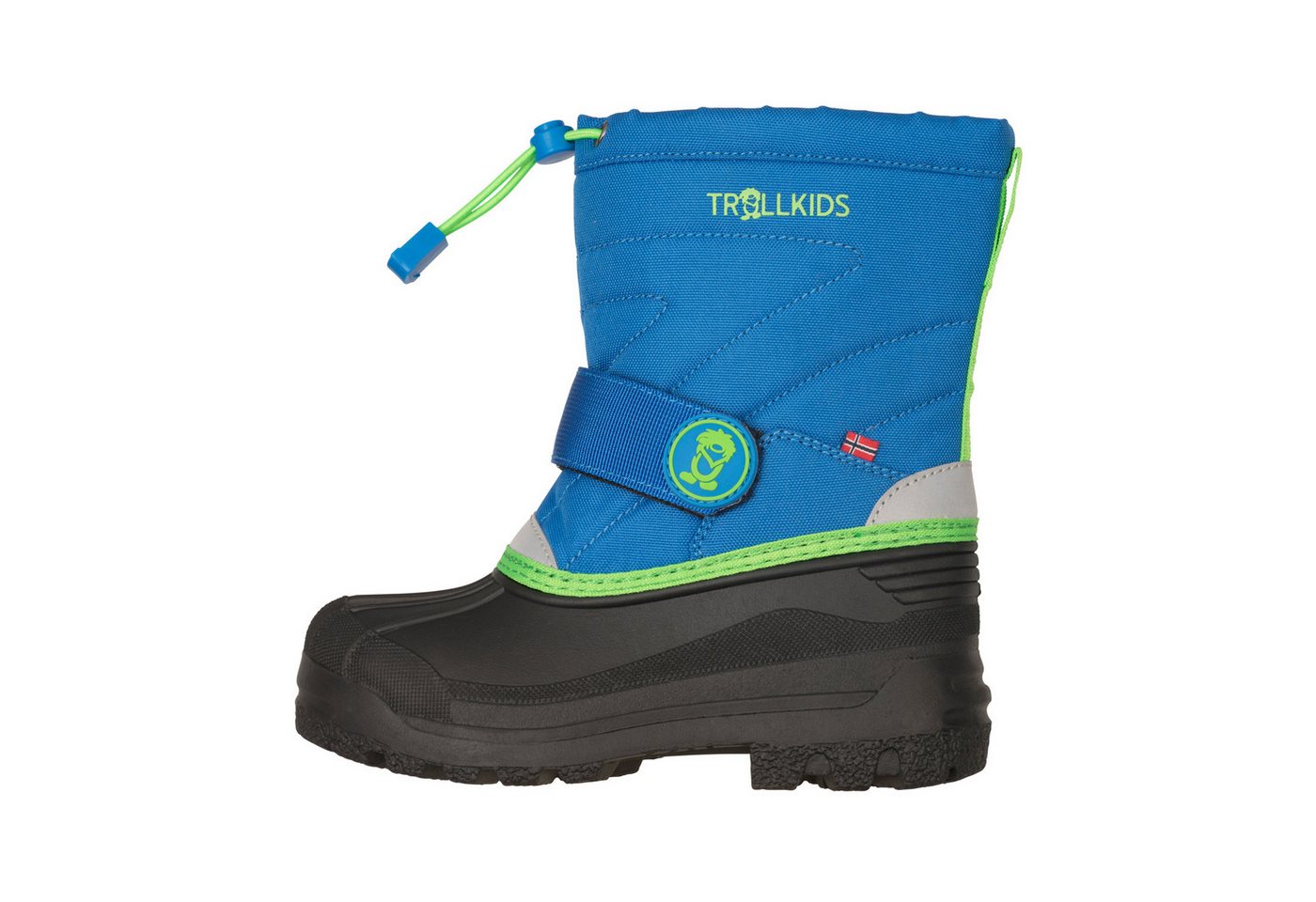 Trollkids Telemark Winterboots Klettverschluss (blau/grün)