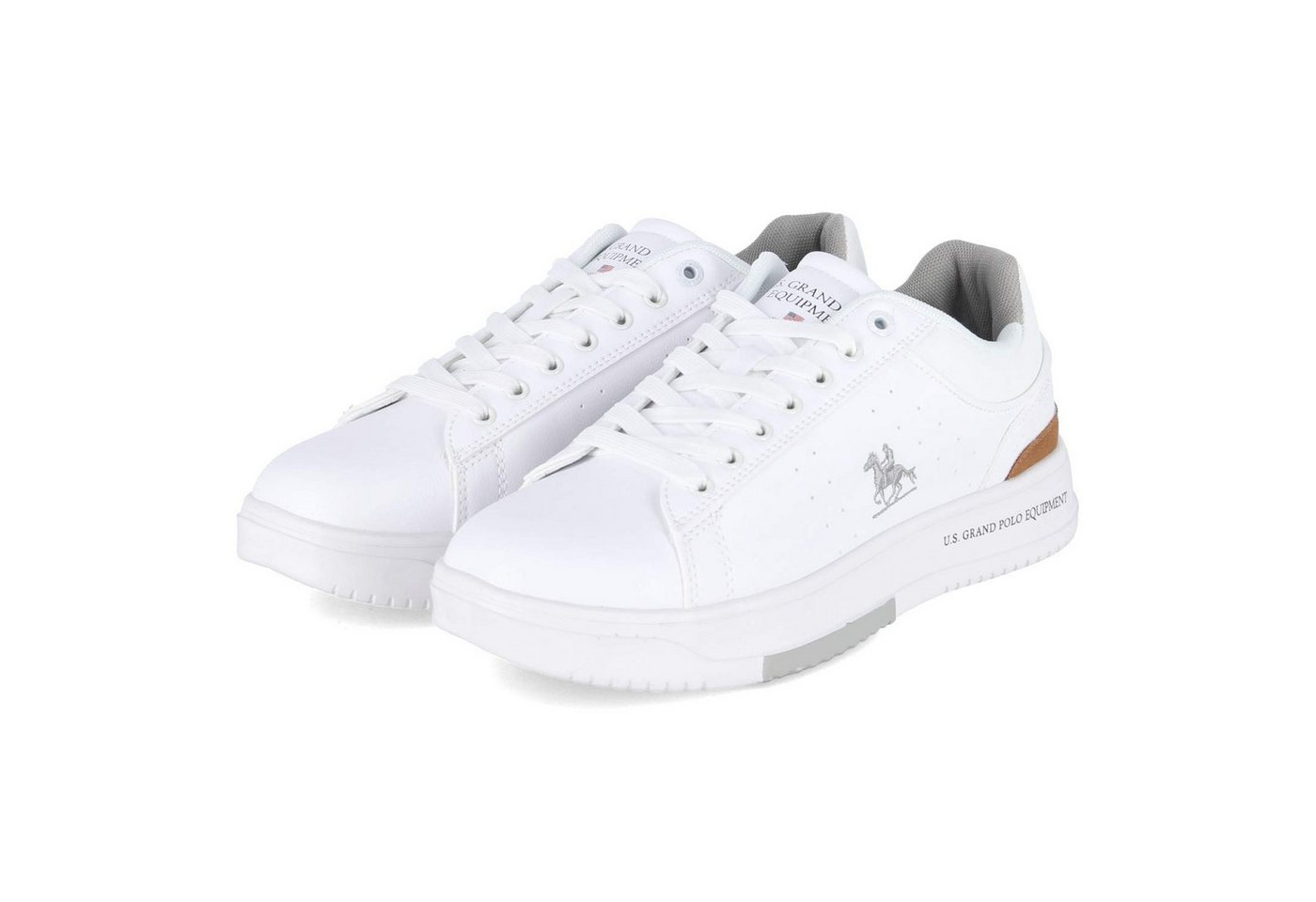 U.S. GRAND POLO GPM514303-1010 SP Herren Synthetik weiss Schnürschuh