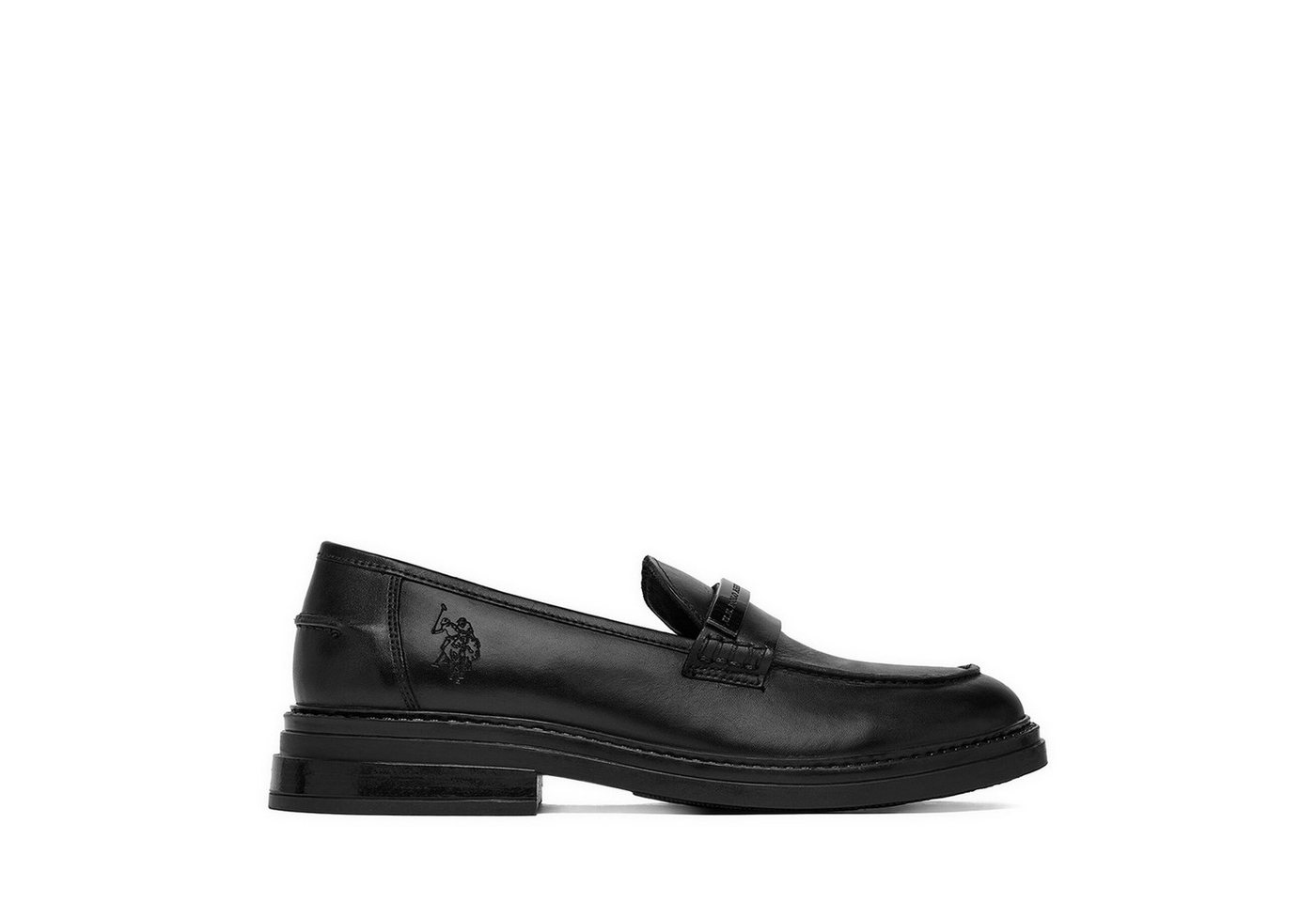 U.S. Polo Assn. Schwarze Damen-Loafer der US Polo Assn. Loafer