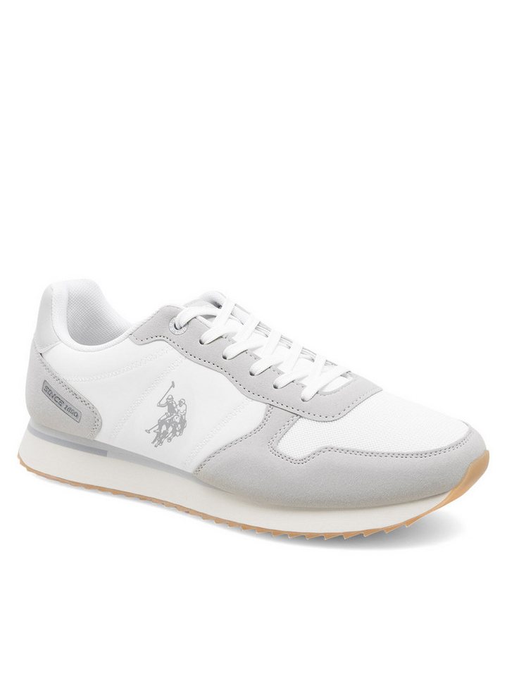 U.S. Polo Assn. Sneakers Herren ALTENA001A Weiß, Grau Sneaker