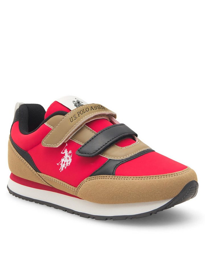 U.S. Polo Assn. Sneakers Jungen NOBIK012A Rot, Bunt Sneaker