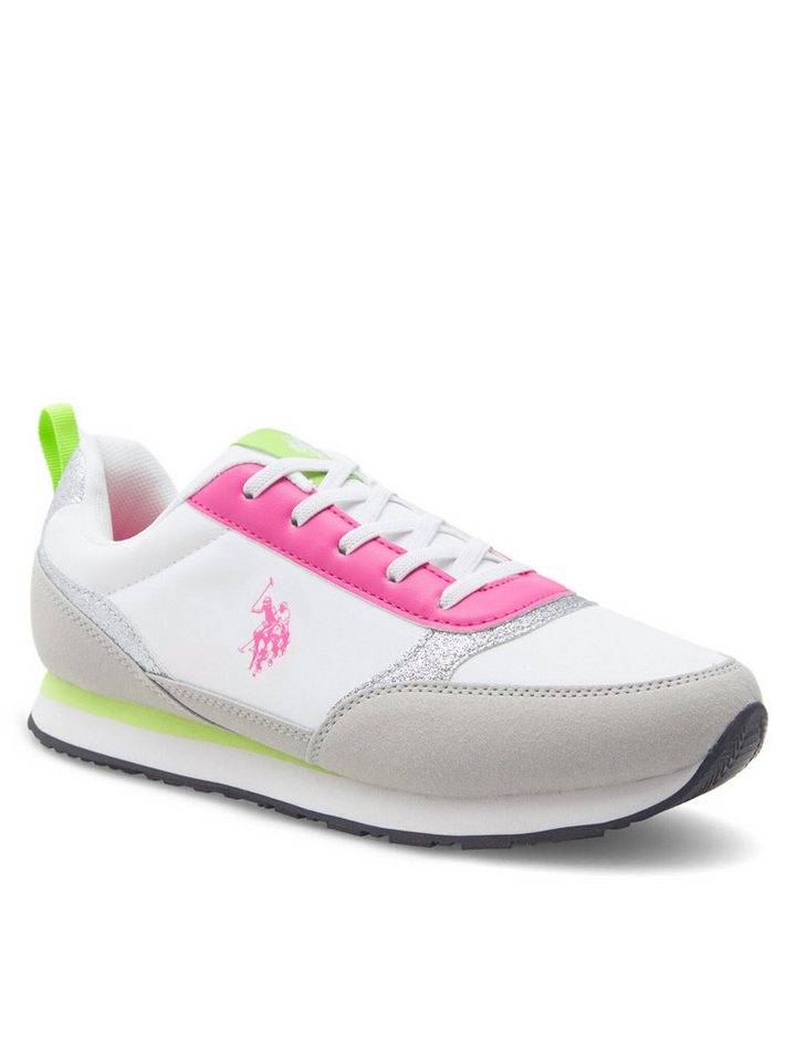 U.S. Polo Assn. Sneakers Unisex NOBIK013 Weiß, Bunt Sneaker