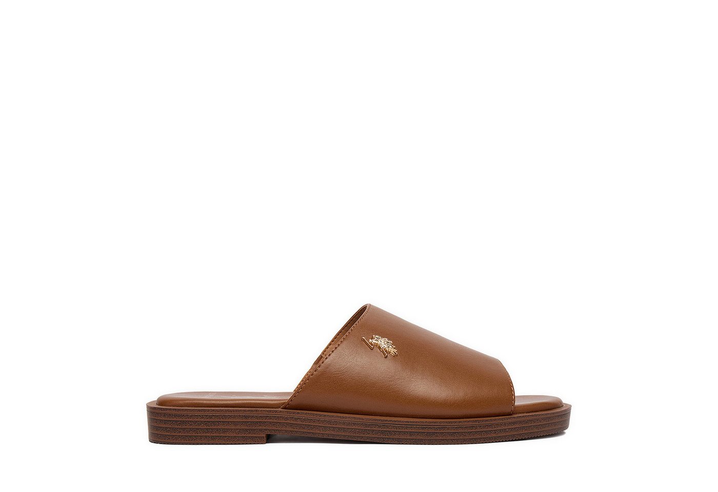 U.S. Polo Assn. US Polo Assn Damen-Flip-Flops, braun Badepantolette (braun)