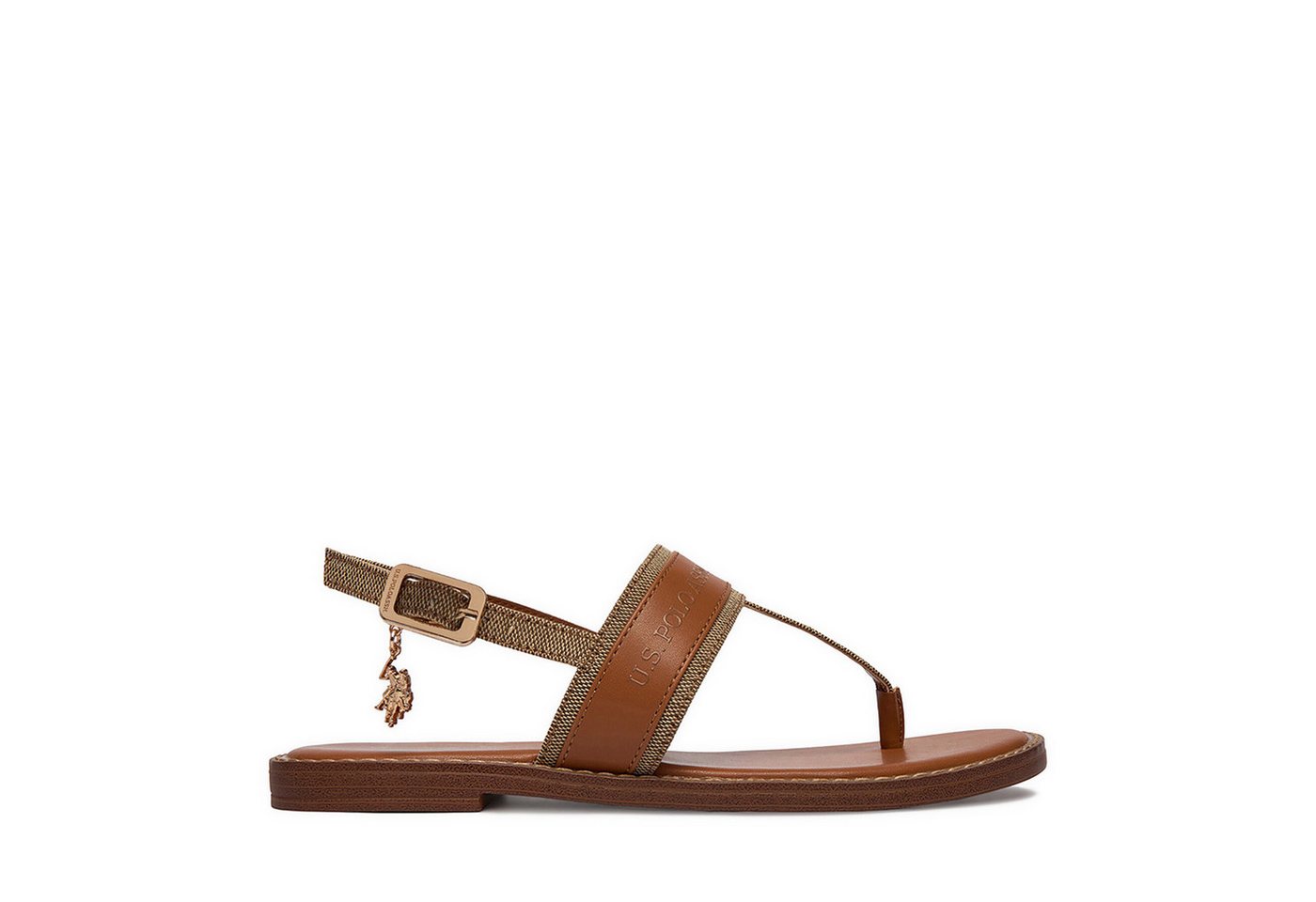 U.S. Polo Assn. US Polo Assn Damen-Sandalen in Braun Sandale (braun)