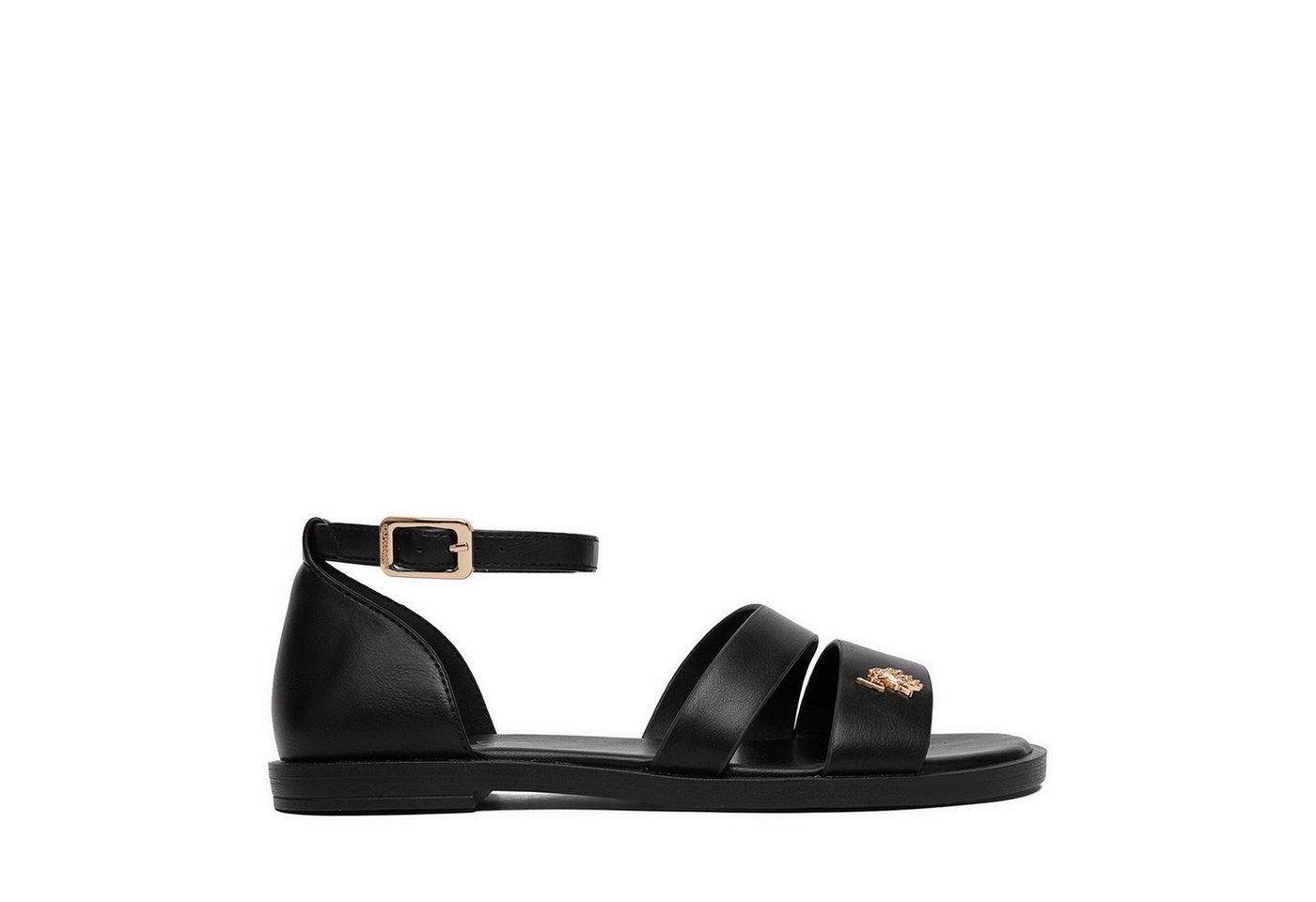 U.S. Polo Assn. US Polo Assn Damen-Sandalen Schwarz Sandale (schwarz)