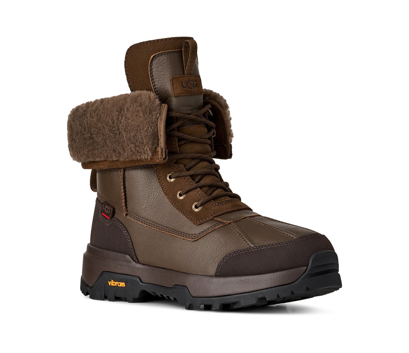 Ugg Adirondack Boot XXV Snowboots Snowboots, Winterschuh mit Vibram Sohle (DARK TOFFEE)