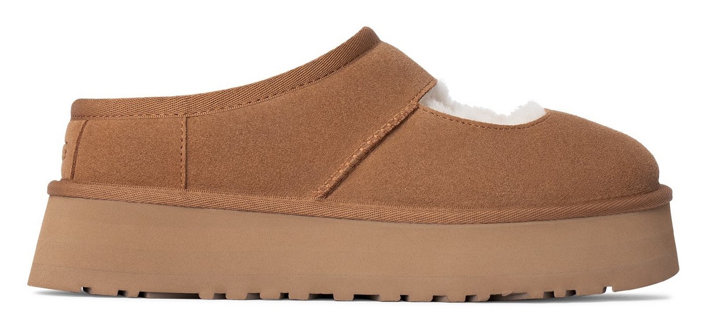 Ugg BEA MARY JANE Clog, Plateauschuh, Loafer, Sandale zum Schlupfen (chestnut)