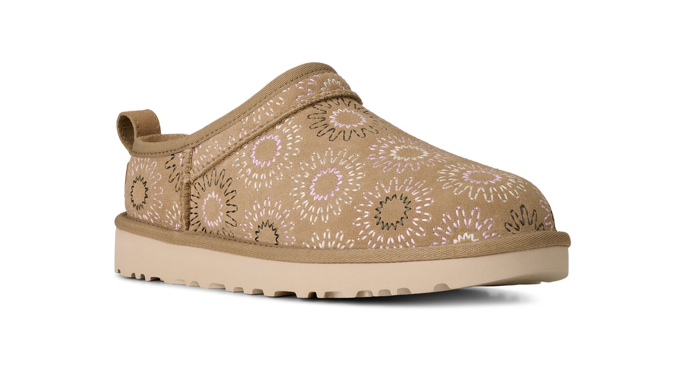 Ugg CLASSIC MICRO SUN STITCH Clog Boots, Clog mit Anziehlasche