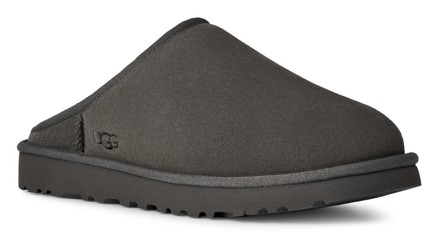 Ugg Classic Slip-On Pantoffel Clog, Mule, Pantoffel mit Warmfutter (grau)