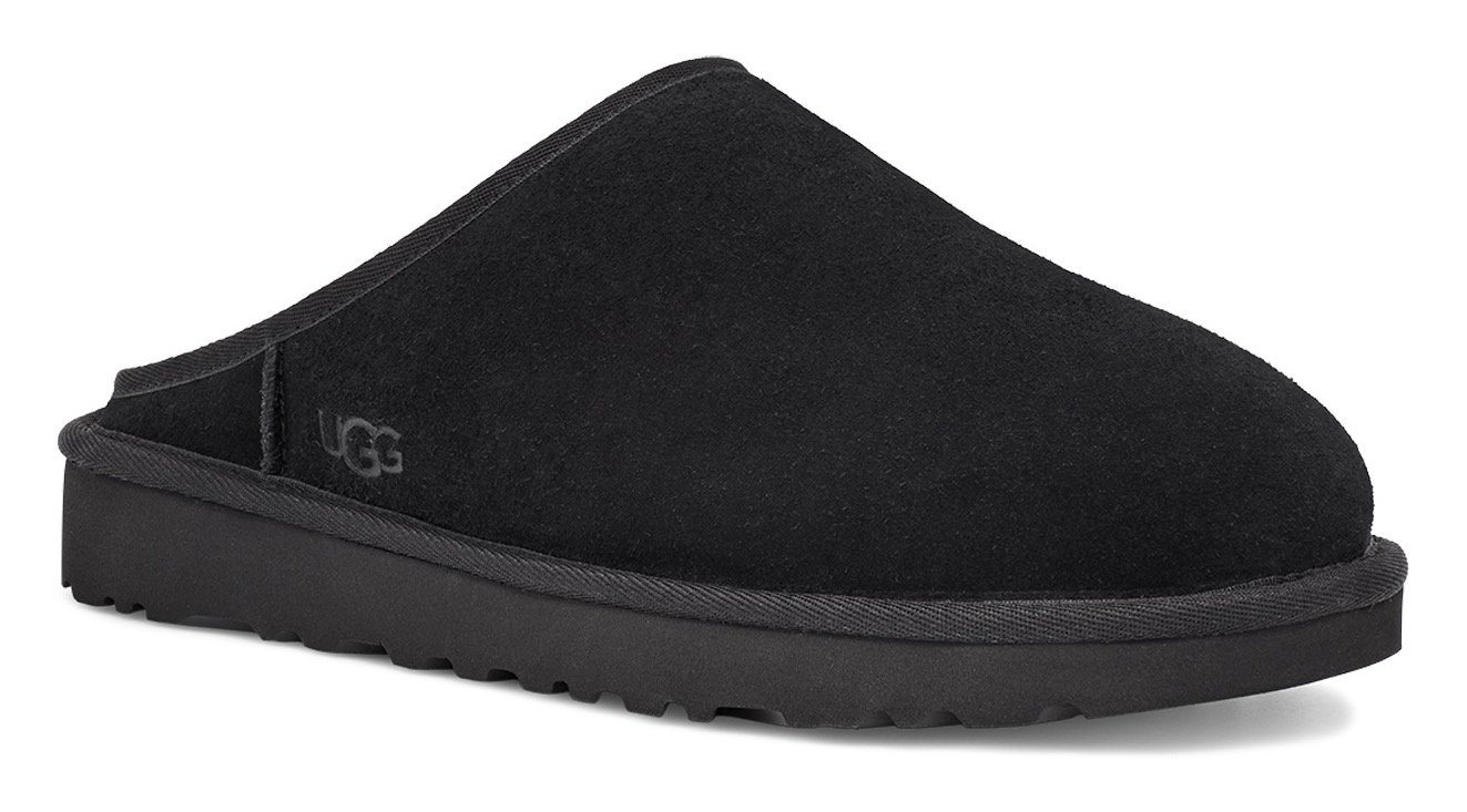 Ugg Classic Slip-On Pantoffel Clog, Mule, Pantoffel mit Warmfutter (schwarz)