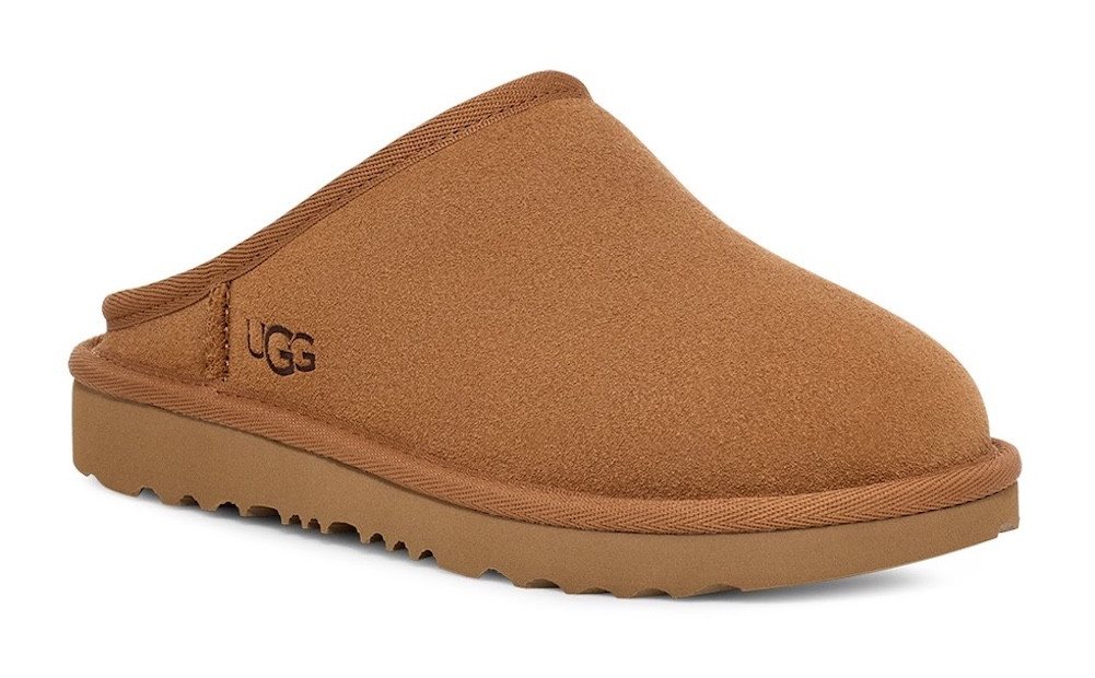 Ugg CLASSIC SLIP-ON Pantoffel Pantoffel, Homeslipper mit Textil-Einfass