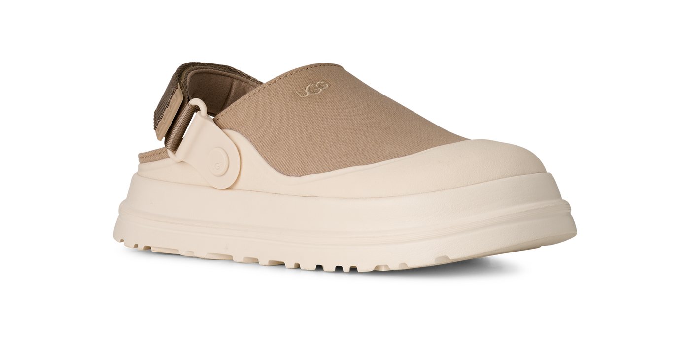 Ugg GOLDDENGLOW CANVAS CLOG Sabot, Schlupfschuh mit schwenkbarem Fersenriemen