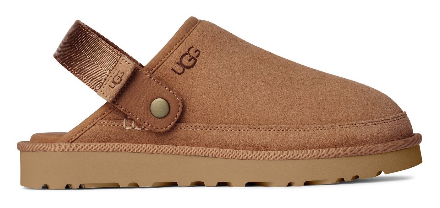 Ugg Goldencoast Clog II Clog, Hausschuh, Slides, Mule mit gepolstertem Fußbett (chestnut)
