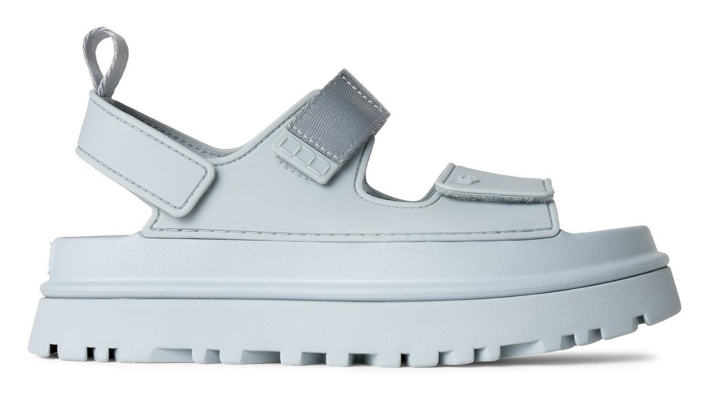 Ugg GOLDENGLOW Plateausandale, Sommerschuh, Strandschuh, Plateausandale mit Klettverschlüsse