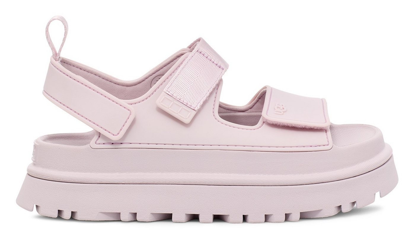 Ugg GOLDENGLOW Plateausandale, Sommerschuh, Strandschuh, Plateausandale mit Klettverschlüsse (zartflieder)