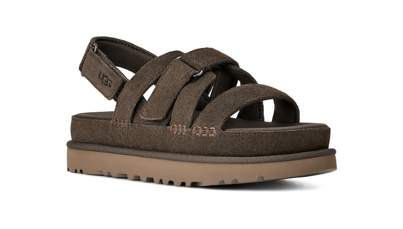 Ugg GOLDENSTAR GLEAM Riemchensandale Plateausandale, Sandalette mit weichem Fußbett