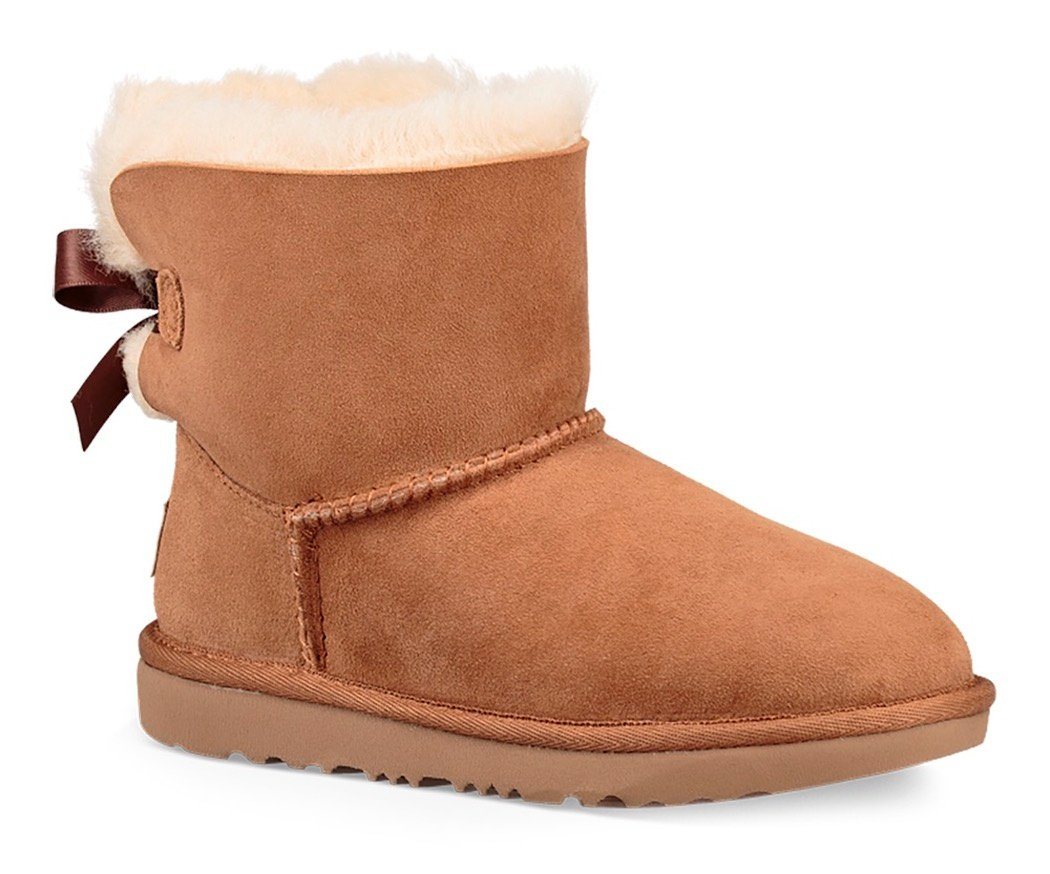 Ugg K MINI BAILEY BOW II Winterboots, Schlupfboots, Winterstiefel, Snowboots mit Warmfutter
