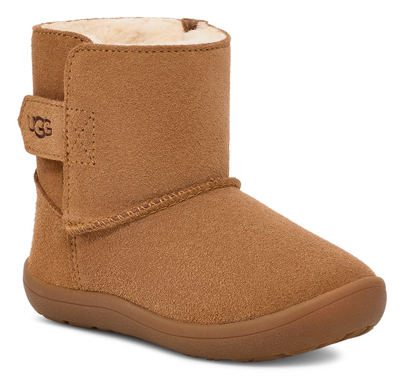 Ugg KEELAN II Schlupfboots Klettstiefel, Snowboots, Winterstiefel mit gepolstertem Fußbett (chestnut)