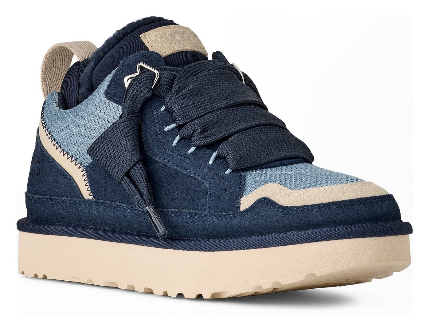 Ugg LOWMEL Plateausneaker Midcut Sneaker, Schnürschuh mit gepolstertem Schaftrand