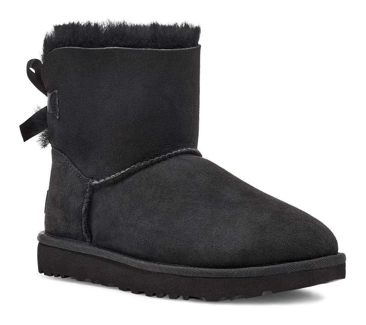 Ugg Mini Bailey Bow 2 Schlupfboots Schlupfboots, Winterboots mit UGG-Logo an der Ferse