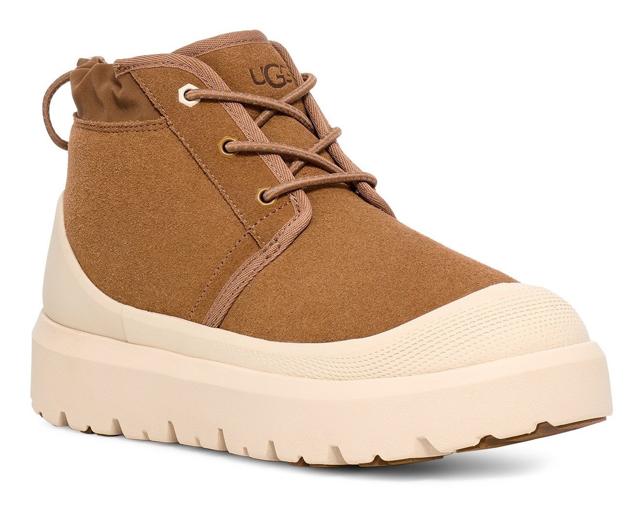 Ugg NEUMEL WEATHER HYBRID Winterboots Gummistiefel, Galoschen, Schlupfstiefel mit gepolstertem Fußbett (chestnut)